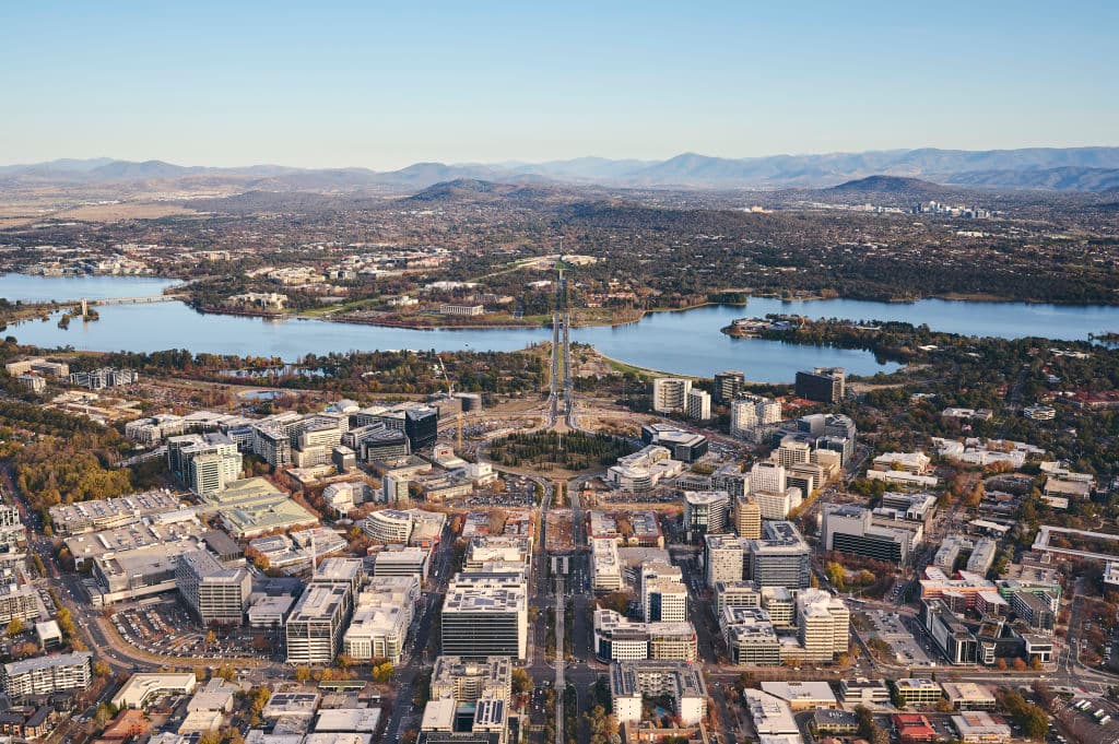 Canberra city view